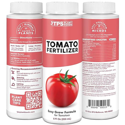 Tomato Fertilizer – Liquid Tomato Plant Food for Healthy Growth & Fruit Production, 1 Gallon