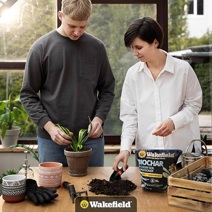 Wakefield Biochar with CarbonBoost One Cubic Foot Bag