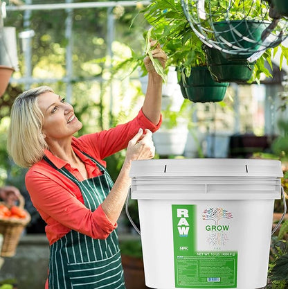 RAW All in One Grow 10lb - Complete Plant Nutrition for Thriving Growth - Indoor, Outdoor, Hydroponic Use