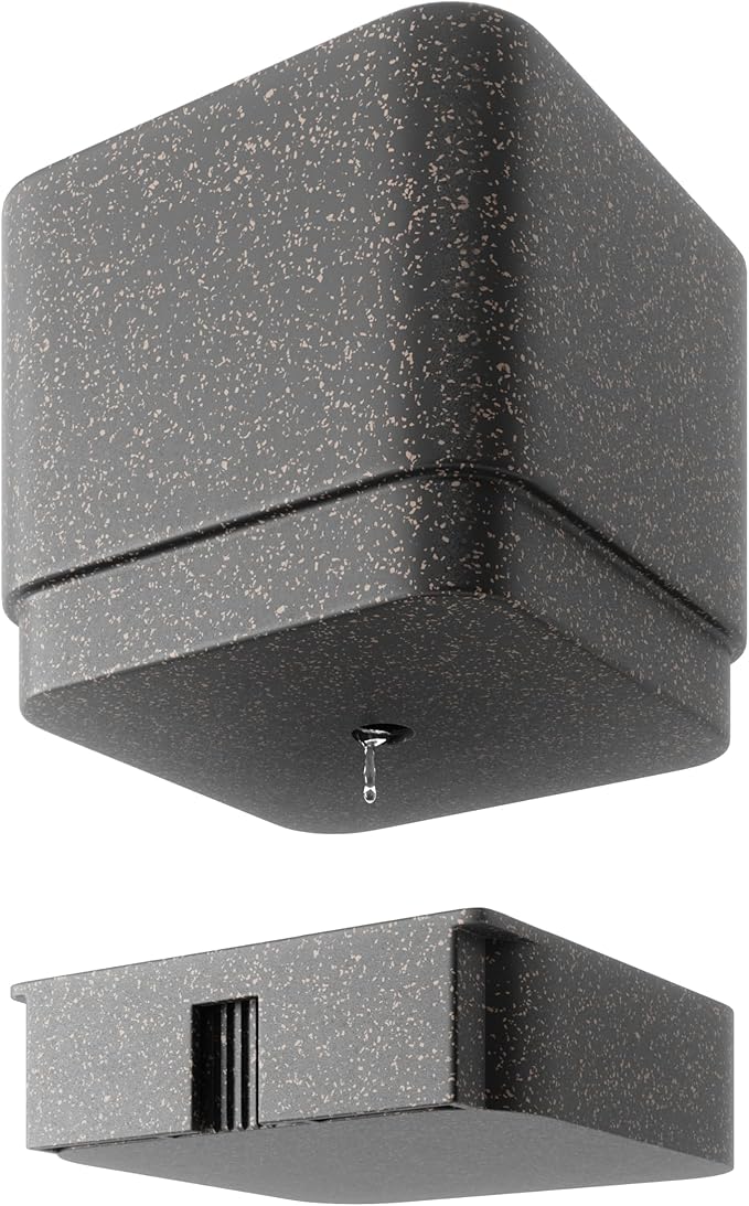 Umbra Cubiko Wall Planter with 4 Lightweight and Durable Pots (Black)