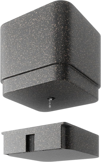 Umbra Cubiko Wall Planter with 4 Lightweight and Durable Pots (Black)