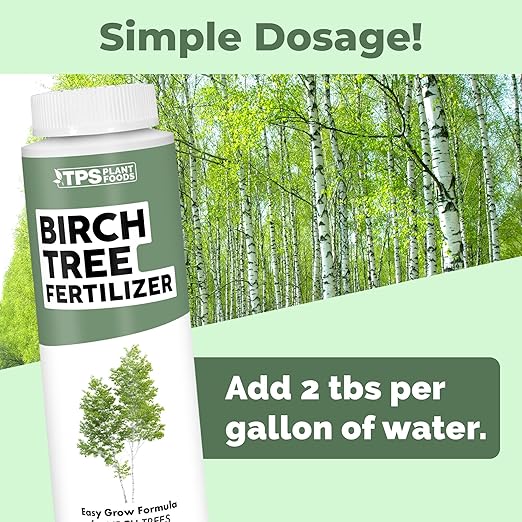 Birch Tree Fertilizer for Birch Trees, Works Great for River Birch, Paper Birch, and Silver Birch, Liquid Fertilizer by TPS Plant Foods, 8 oz (250mL)