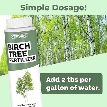 Birch Tree Fertilizer for Birch Trees, Works Great for River Birch, Paper Birch, and Silver Birch, Liquid Fertilizer by TPS Plant Foods, 8 oz (250mL)