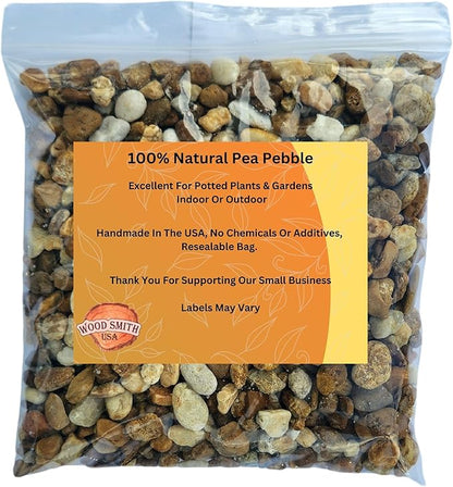 Versatile River Rocks & Garden Stones for Outdoor Landscaping - Ideal Decorative Rocks for Plants Indoor & Outdoor, Pea Pebbles, Landscaping Stones. Half-Quart