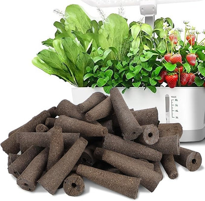 Alphatool 50 Pack Grow Sponges Replacement Compatible with AeroGarden - Seed Starter Pods for Improving Germination Rate Speed, Seed Starting Kit for Indoor Garden Hydroponics Growing System