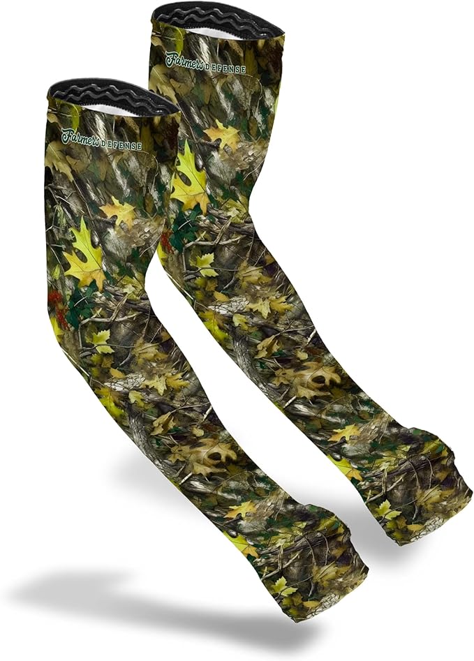 FARMER'S DEFENSE Sleeves | UV Cooling Sleeves | Anti-Scratch Sun Protection Arm Sleeves for Gardening Harvesting Outdoors