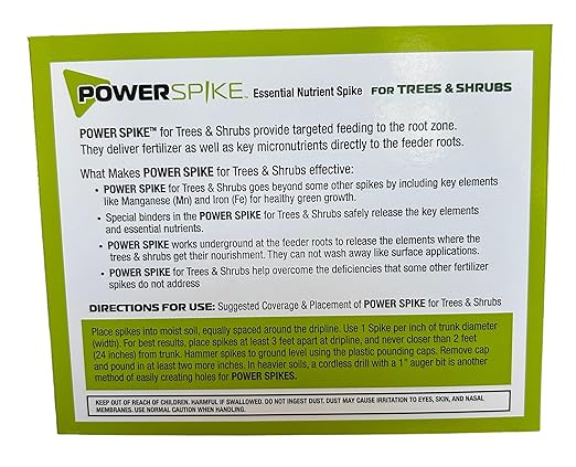 for Evergreens, Trees & Shrubs, ferilizer Spike. Formulated to Feed and fertilize All Types of evergreens, Trees & shrubs. Packed with Essential nutrients (20)