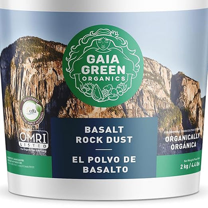 Gaia Green Basalt Rock Dust, 2 kg