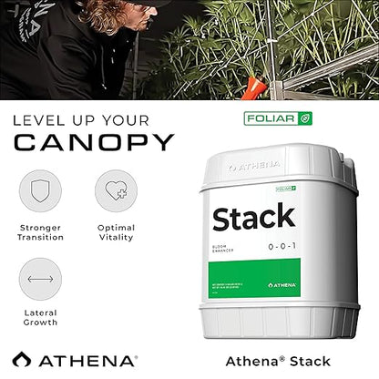 Athena Stack Bloom Booster Fertilizer - Liquid Kelp Fertilizer for Plant Growth, Transition & Flowering | Kelp Foliar Spray or Root Drench – 32 oz | 0-0-1