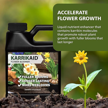 Flower Bloomer Liquid Ultimate Solution to Accelerate Flower Growth Bloom Nutrition and Enhance Blooming for Your Garden - 32 fl oz