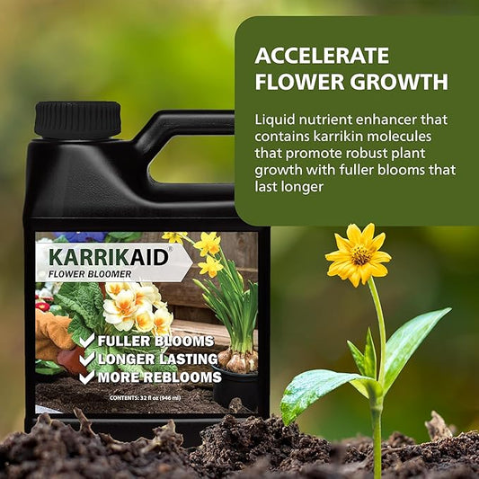 Flower Bloomer Liquid Ultimate Solution to Accelerate Flower Growth Bloom Nutrition and Enhance Blooming for Your Garden - 32 fl oz