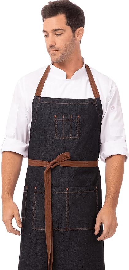 Chef Works Unisex Memphis Chefs Bib Apron