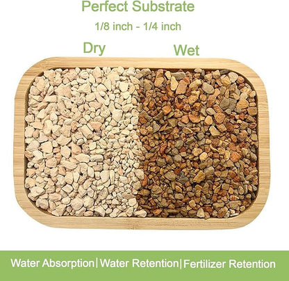 2.5lb Premium Diatomite Rocks Soil Amendments Diatomaceous Earth(DE) Soil Additive for Succulent, Cacti, Indoor & Outdoor Container Plants- Fast Drainage, No Root Rot and Promotes Root Growth