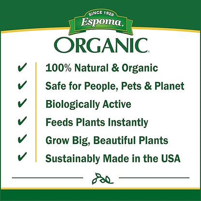 Espoma Organic Violet! 8-Ounce Concentrated Plant Food – Plant Fertilizer and Bloom Booster for All Violets and Indoor Flowering Plants. Promotes Vigorous Growth and Blooming. Pack of 2