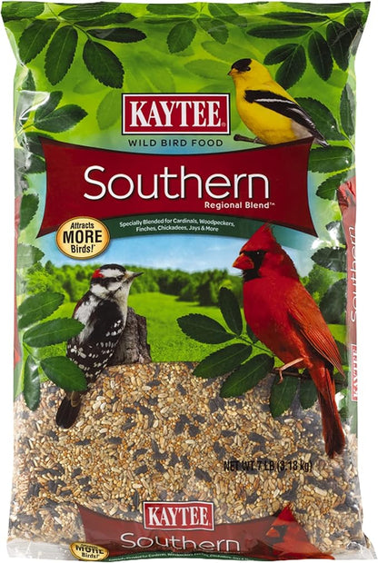Kaytee Southern Regional Wild Bird Blend,7-Pound Bag,(Pack of 6)