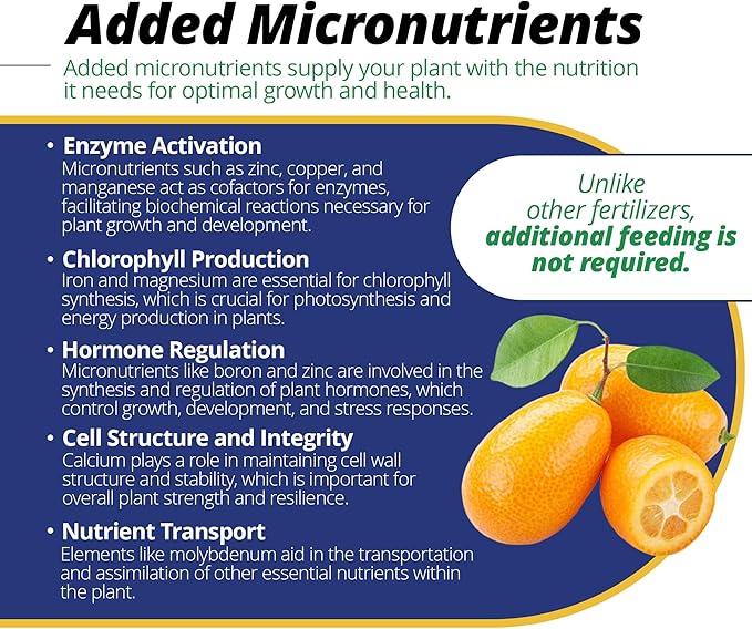 Jack's Classic 20-10-20 Citrus Feed Water-Soluble Fertilizer with Micronutrients to Provide Better Growth and Fruiting in Tropical Fruiting Plants, 1.5lbs