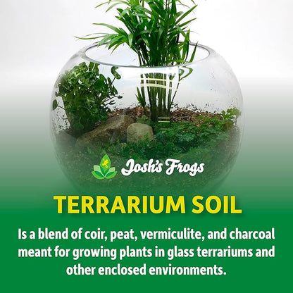 Josh's Frogs Sprig & Stone Terrarium Soil for Open and Closed Terrariums (4 Quart)