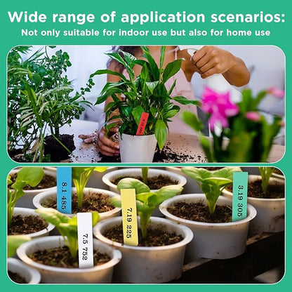 2000 Pcs Plastic Plant Labels 4'' Garden Plant Markers Nursery Name Tags Waterproof Pot Label Stakes Planting Sticks for Seeds Summer Outdoor Indoor Garden Flowers(Mix Color)