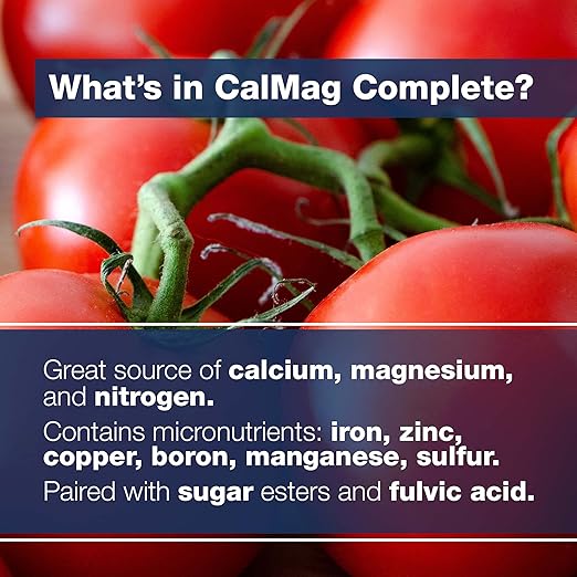 Cal-Mag Complete, Calcium Magnesium Iron and Micronutrients Fertilizer and Supplement by TPS Nutrients, 1 Quart (32 oz)