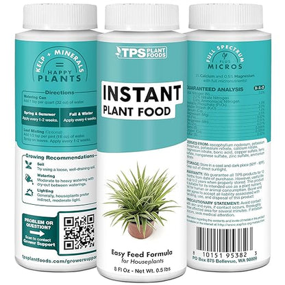 Instant Plant Food for All Plants, Complete Liquid Instant Plant Fertilizer, 32 oz (1 Quart)