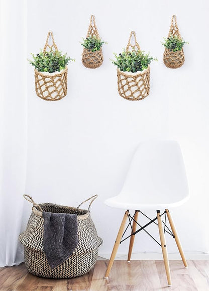 2 Packs Hanging Planters for Indoor Plants up to 6 in., Wall Plant Holder | Plant Hanger Indoor, Wall Planters for Indoor Plants, Hanging Plant (2PK, for 6 inch Pot)