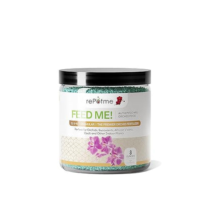 rePotme Orchid Food - Feed ME! MSU Orchid Fertilizer for RO/Rain/Tap Water (8 oz)