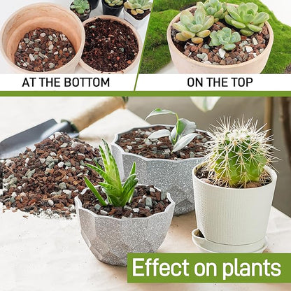 10 Quart Bonsai Soil Mix Lava, bark, Volcanic Rock, Green Zeolite and Perlite,Natural Organic Mix for Potted Plants