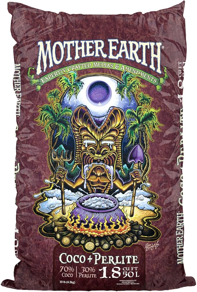 Mother Earth Coco + Perlite Mix, Growing Media for Indoor and Outdoor Container Gardening, 1.8 cu. ft.
