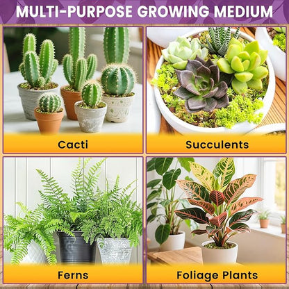 Legigo 6 QT Orchid Potting Mix for Repotting- Include Moss, Pine Bark, Perlite and Coco Peat, Orchid Bark Potting Mix, Orchid Soil for Potting Indoor Plants, Enhanced Drainage & Root Ventilation