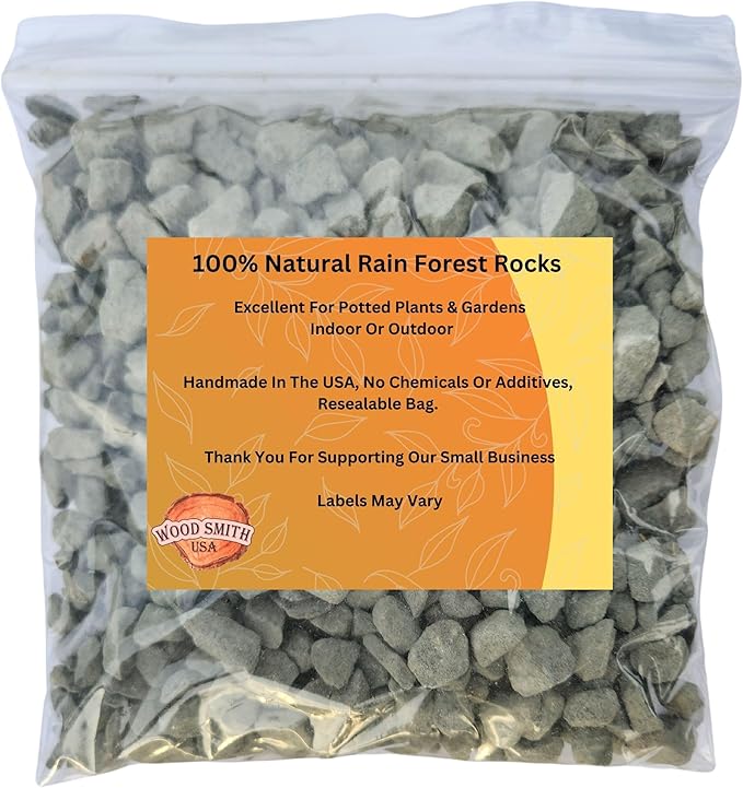Versatile River Rocks & Garden Stones for Outdoor Landscaping - Ideal Decorative Rocks for Plants Indoor & Outdoor, Rain Forest Rocks, Landscaping Stones. 2 Quarts