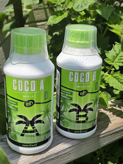 3 Bags 10 Liters Coco Perlite 70/30 Mix + Nutrients Coco A&B 500ml