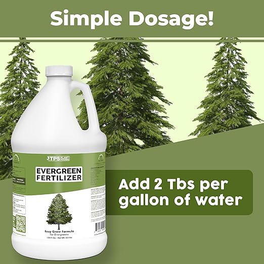 Evergreen Tree Fertilizer for All Conifer Trees and Shrubs, Liquid Plant Food 1 Gallon (128oz)