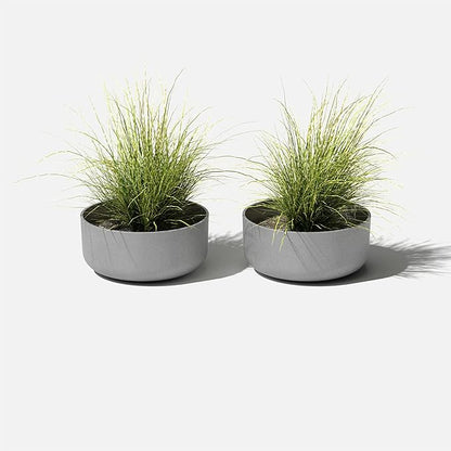 Veradek Mason Series Kona Bowl Planter - Round Planter for Indoor or Outdoor Tabletop/Balcony | Durable Plastic-Stone Composite Material | Modern Décor for Flowers, Succulents, Small Plants