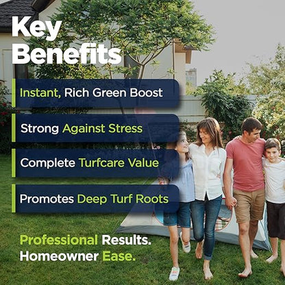 Supply Solutions 25-0-15 Ultra Green Lawn and Turf Fertilizer - 16% Slow Release Nitrogen - Promotes Lush, Green Lawns and Strong Root Growth, Reduces Mowing Frequency (25 Pounds)