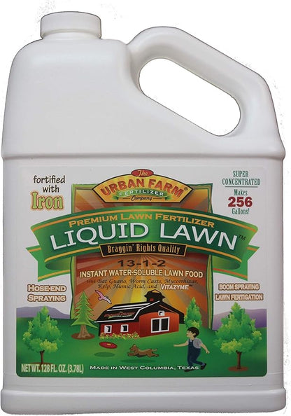 Liquid Lawn Fertilizer, 1 gallon, 13-1-2.