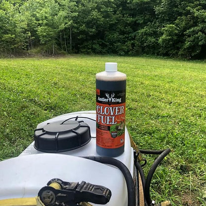Antler King Clover Fuel Food Plot Enhancer | Liquid Fertilizer for Legumes (Clovers, Soybeans & Alfalfa) Helps Deer Food Plots Grow Faster, Thicker & Last Longer