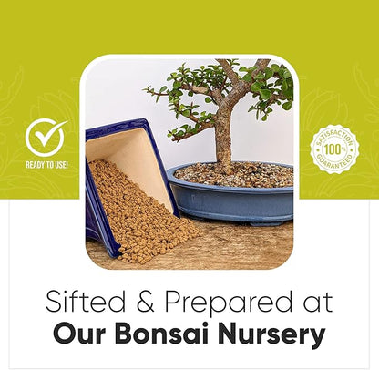 Ho Yoku Akadama Soil Aggregate - Bonsai Soil Additive Providing Drainage and Aeration for Healthy Root Growth, 2.25 Quarts
