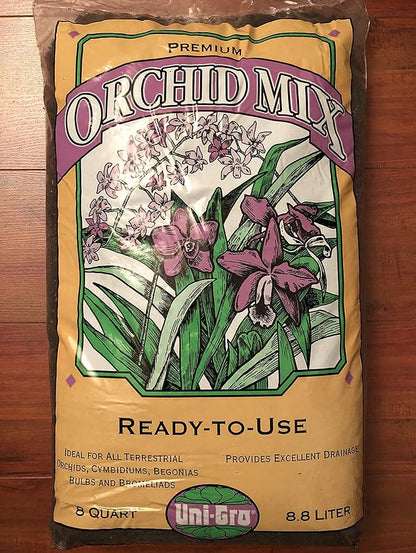 Ready-to-Use Premium Orchid Mix for Cymbidiums and Terrestial Orchids - 8 Quart Bag