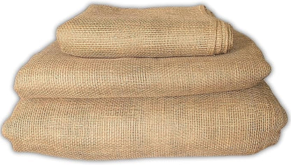 Burlap Fabric Roll 45" x15' | Versatile Material for Plant Cover, Placemats, Tree Wrap, Sackcloth Projects, and Table Runner