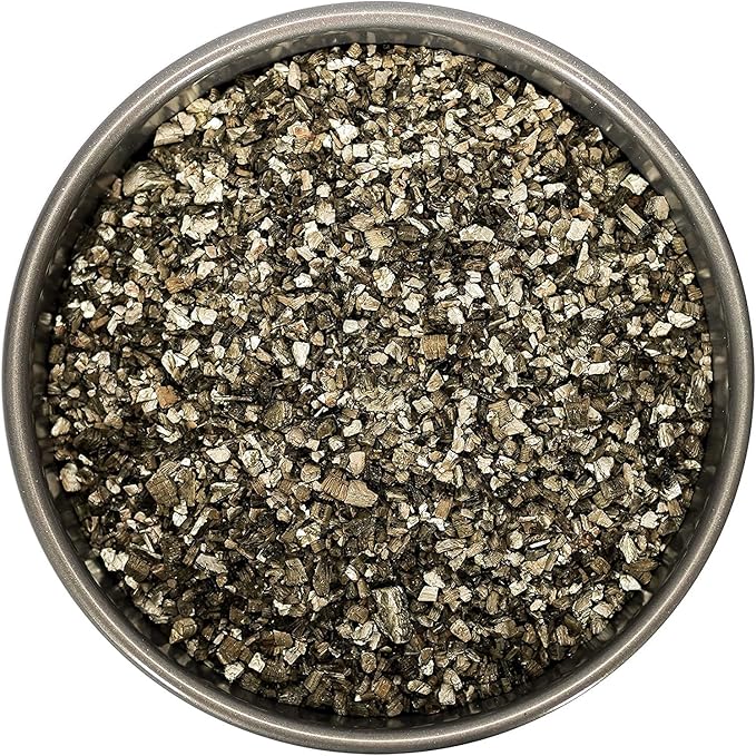 Horticultural Organic Vermiculite by GARDENERA - (Made in Ukraine) - Medium Grade - Natural Soil Additive for Potted Plants, Orchids, Hydroponics, Terrariums (5 Quart)
