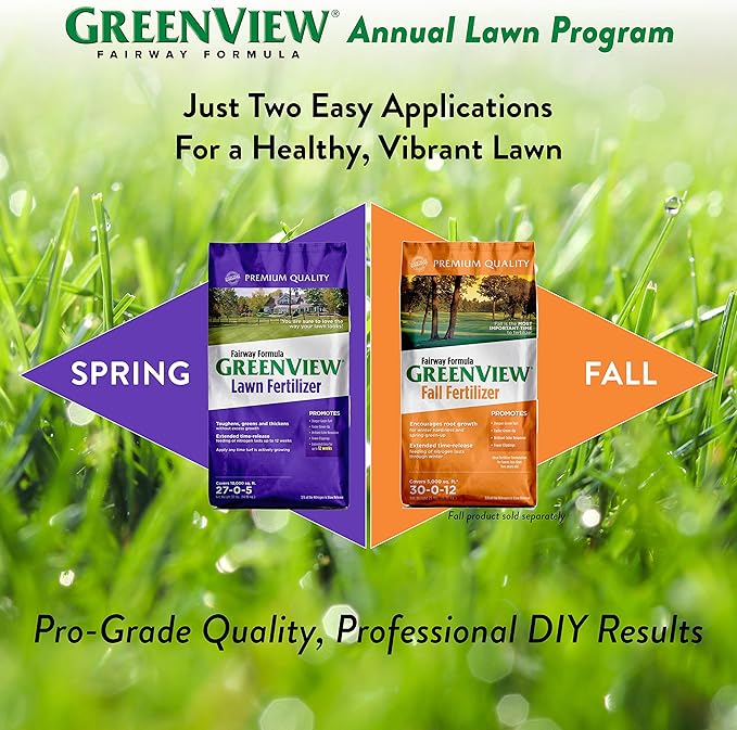 GreenView Fairway Formula Lawn Fertilizer - 33 lb. Bag - Covers 10,000 sq. ft.
