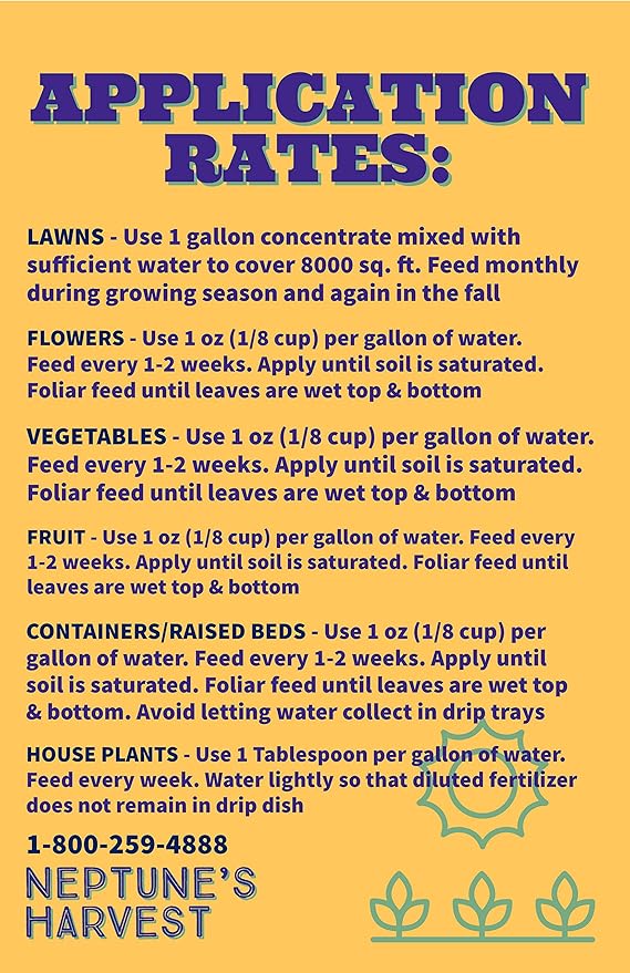 Neptune's Harvest Hydrolyzed Fish Fertilizer