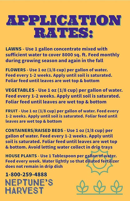 Neptune's Harvest Hydrolyzed Fish Fertilizer