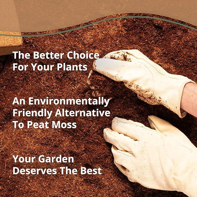 Coco Bliss (10lbs) + Char Bliss (8 Qts) - Coco Coir Brick & Organic Biochar for Plants - Organic Coco Coir for Plants - Biochar Soil Amendment - Charcoal for Plants - Garden Soil & Potting Soil Mix