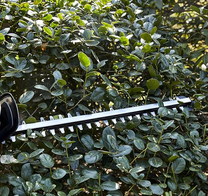 KAKEI 20V Cordless Hedge Trimmer with 520mm Blade & 40Min Runtime | Adjustable 5-Angle Swivel Handle, Lightweight Aluminum Body, Blade Guard for Effortless Trimming