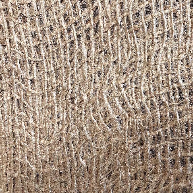Agfabric Natural Jute Erosion Control 4ftx30ft, Jute Netting Roll - 48 inch Wide x 30 feet Long Soil Saver Mesh Blanket, 120 Sq.Ft.Coverage