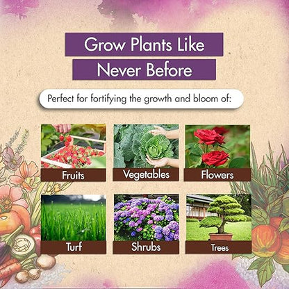 5 lb. Urea Fertilizer 46-0-0, High Nitrogen Fertilizer for Plants, Ideal Plant Food Nitrogen for Grass, Vegetable, Fruits, and Flowers - Promotes Greener Plant Color and Vibrant, Lush Growth