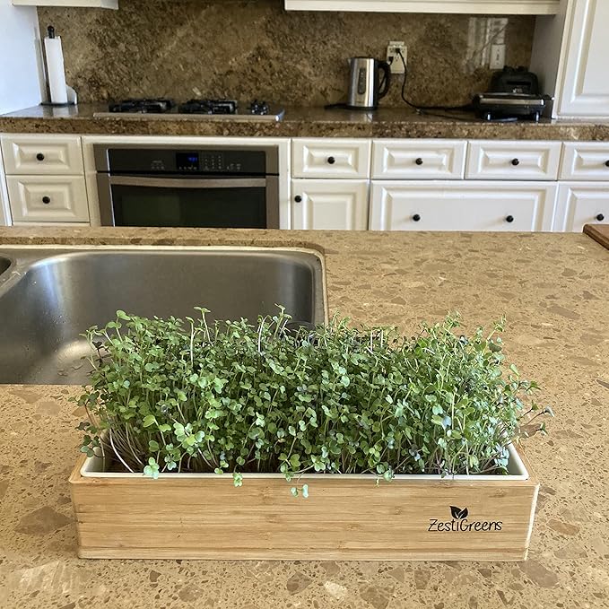 Microgreens Kit Refills with 9 Plant Mats & 9 Types of Seeds for ZestIGreens Microgreens Starter Kit