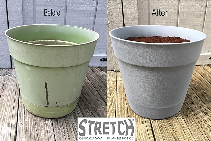 TipPot Stretch Grow Fabric 4 Pack Turns a Milk Crate into The Best Fabric Planter Pot for Vegetables Herbs Flowers dye it Any Color