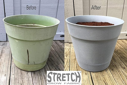 TipPot Stretch Grow Fabric 4 Pack Turns a Milk Crate into The Best Fabric Planter Pot for Vegetables Herbs Flowers dye it Any Color
